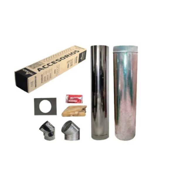 Kit 6" Acero Inoxidable Tromen Pared